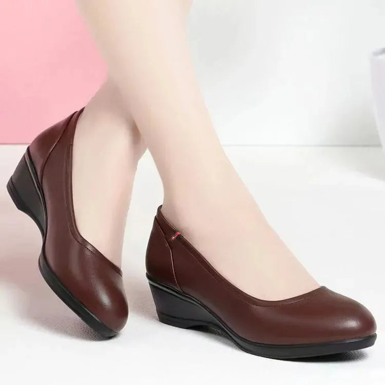 Women Fashion Light Weight Heel Comfort Shoes