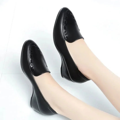 Women Fashion Light Weight Heel Comfort Shoes