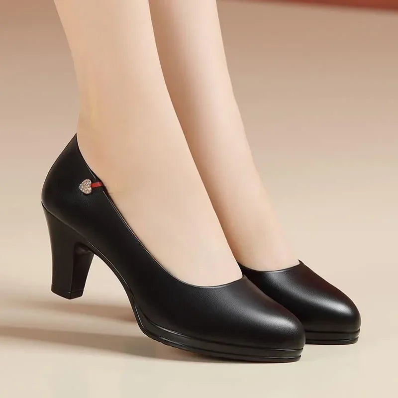 Women Fashion Light Weight Heel Comfort Shoes