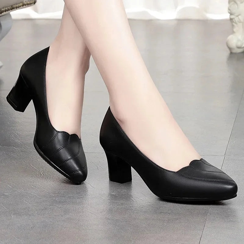 Women Fashion Light Weight Heel Comfort Shoes