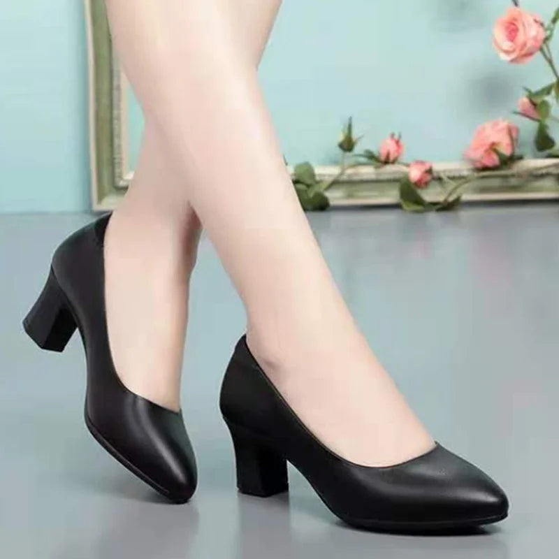 Women Fashion Light Weight Heel Comfort Shoes