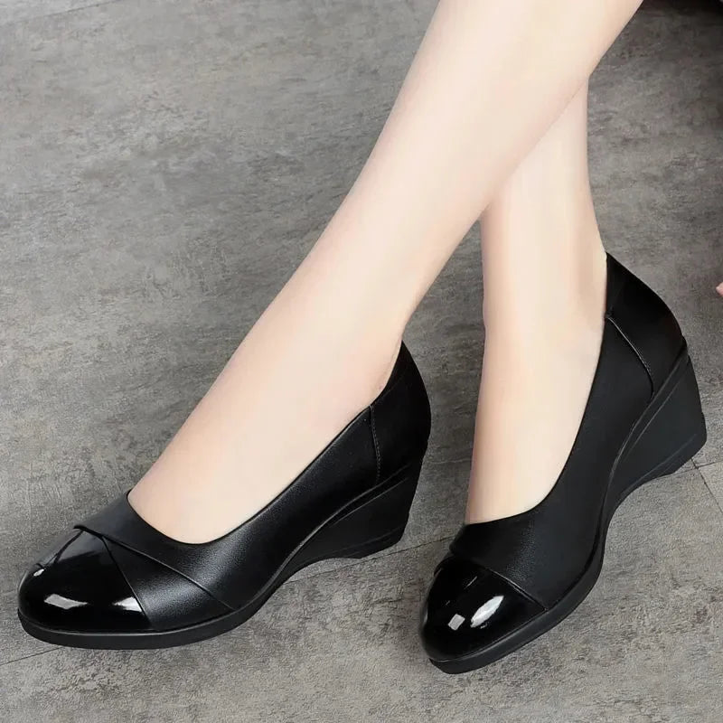 Women Fashion Light Weight Heel Comfort Shoes