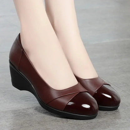 Women Fashion Light Weight Heel Comfort Shoes